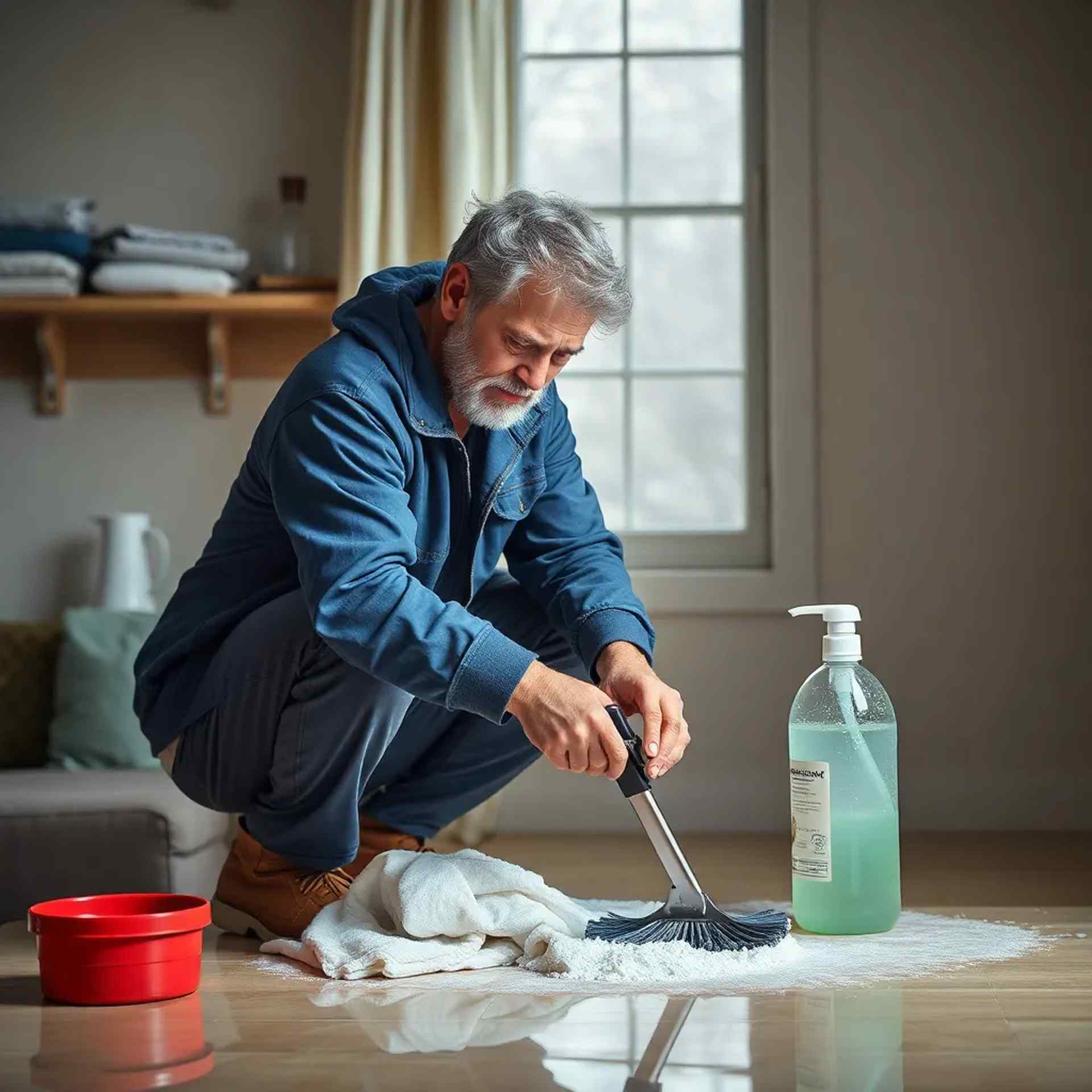 Professional cleaning team